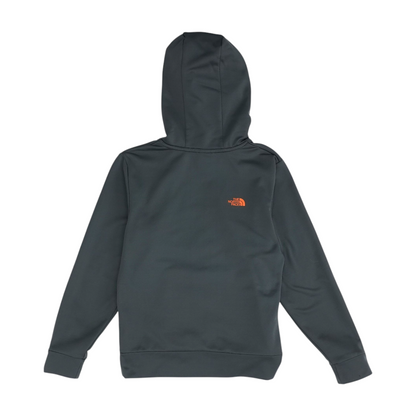 Gray Solid Hoodie Pullover