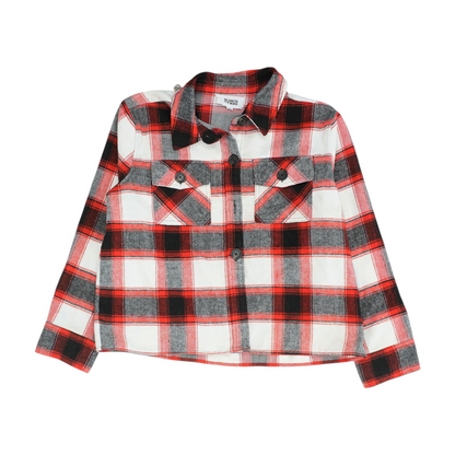 Red Plaid Flannel Button Down