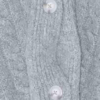 Gray Cardigan Sweater