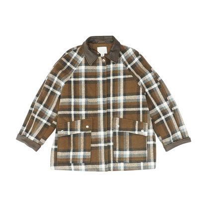 Brown Plaid Jacket