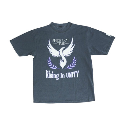 Gray Graphic Crewneck T-Shirt