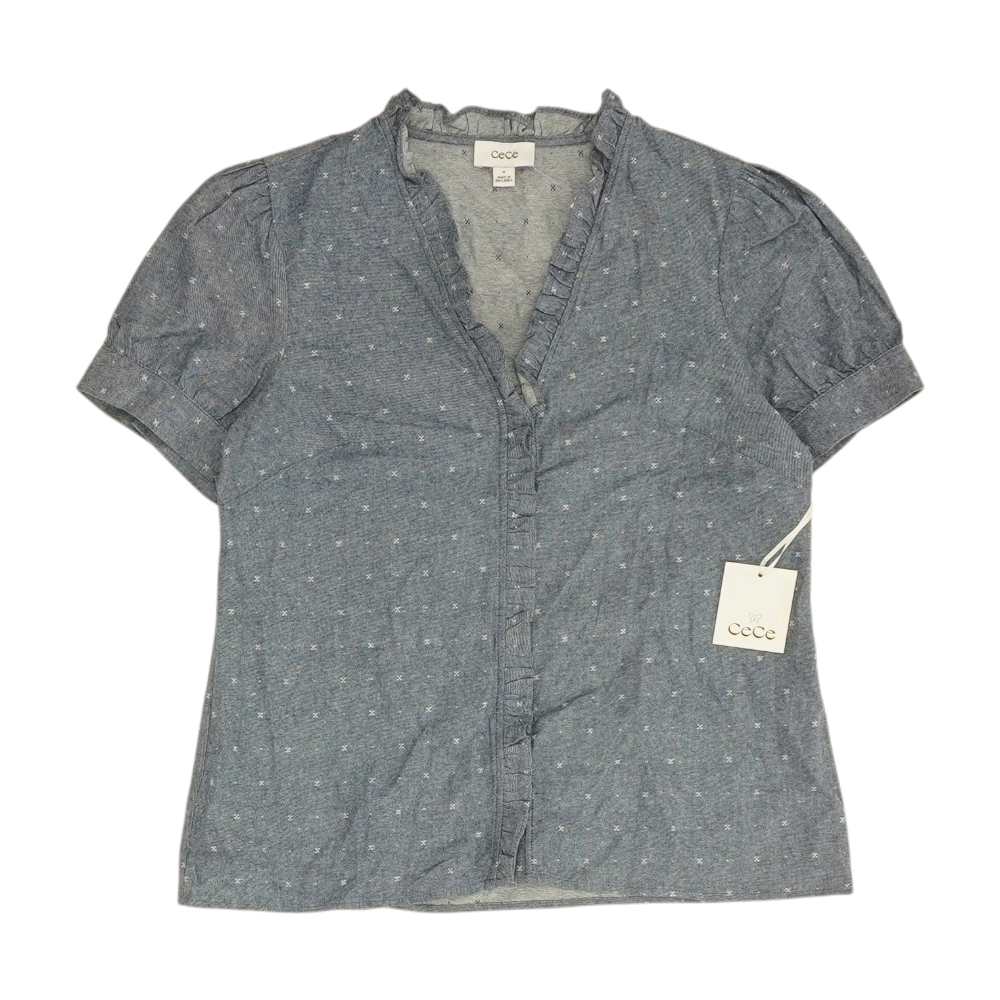 Blue Print Blouse
