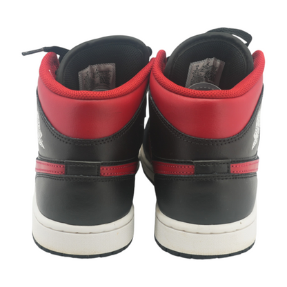Jordan 1 Mid Bred Twist High-Top Athletic Shoes
