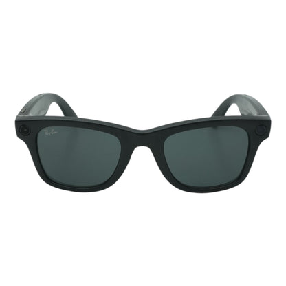 Black Wayfarer Smart Glasses
