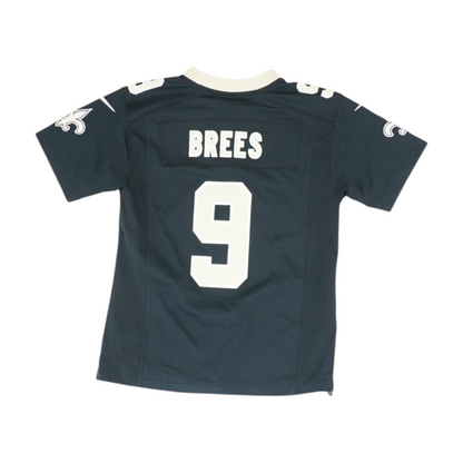 Boys' Black New Orleans Saints Short Sleeve Jersey
