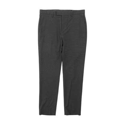 Charcoal Check Slim Pants