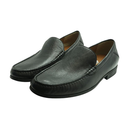 Black Leather Loafer Dress Shoes