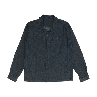 Indigo Button Down