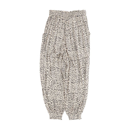 Ivory Animal Print Pants
