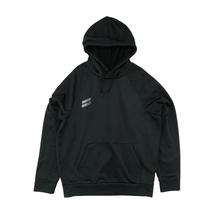 Black Solid Hoodie Pullover