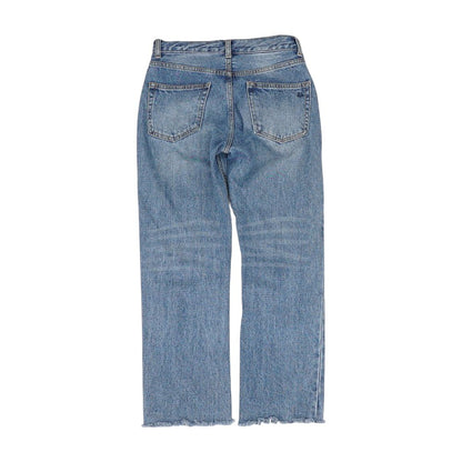 Blue Solid Jeans