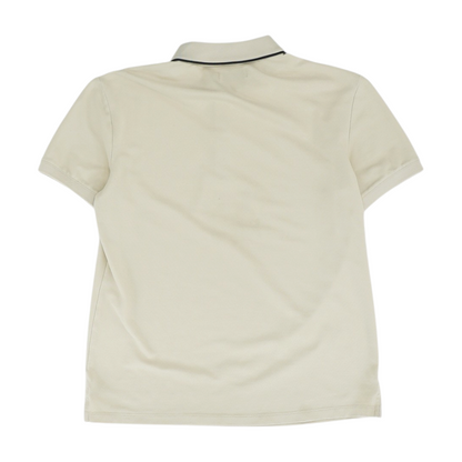 Tan Solid Short Sleeve Polo