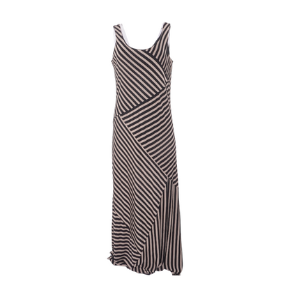 Black Abstract Maxi Dress