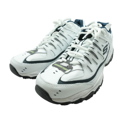 After Burn White Low Top Athletic Shoes