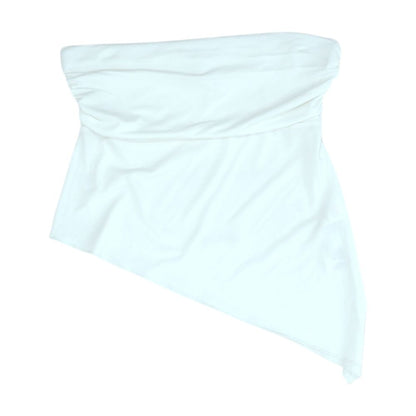 White Cropped Blouse