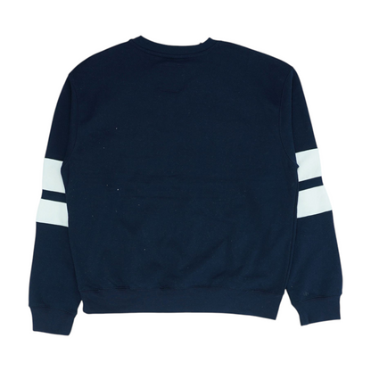 Navy Solid Sweatshirt Pullover