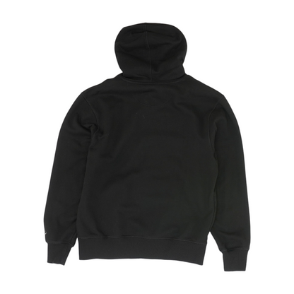 Black Solid Hoodie Pullover