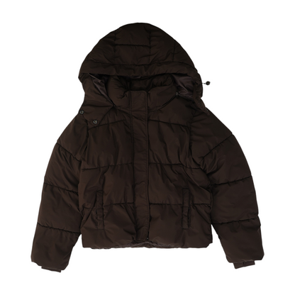 Brown Solid Jacket