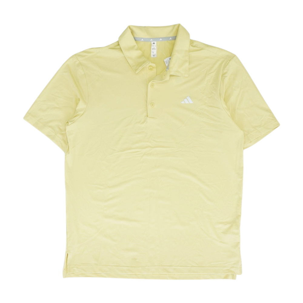 Yellow Solid Short Sleeve Polo