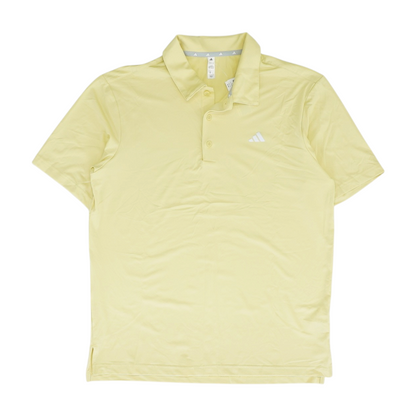 Yellow Solid Short Sleeve Polo