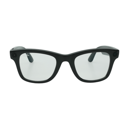 Black Wayfarer Smart Glasses