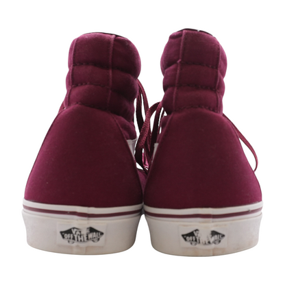Burgundy High-Top Athletic Shoes
