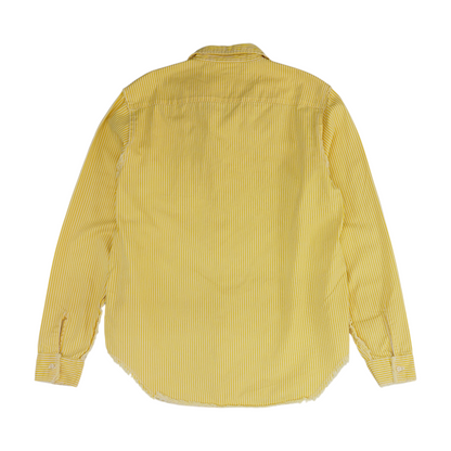 Yellow Striped Long Sleeve Button Down