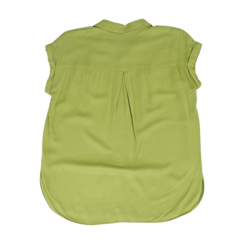 Green Button Down