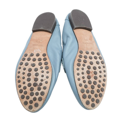 Blue Loafer Flats