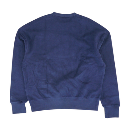 Navy Solid Sweatshirt Pullover