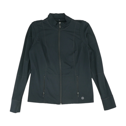 Black Solid Active Jacket