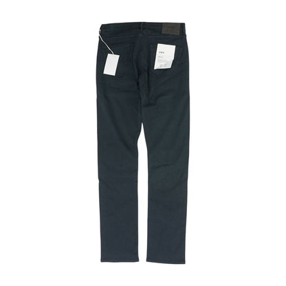 Navy Solid Five Pocket Pants