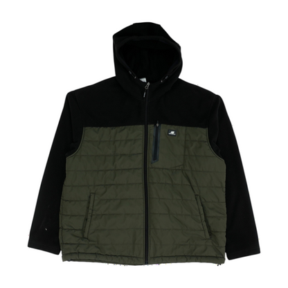 Black Color Block Jacket