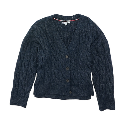 Navy Cardigan Sweater