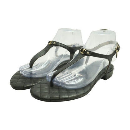 Black Flat Sandals