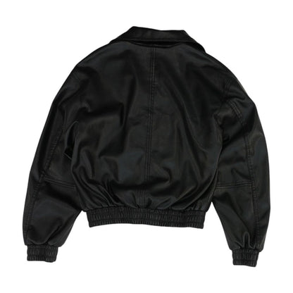 Black Faux Leather Jacket