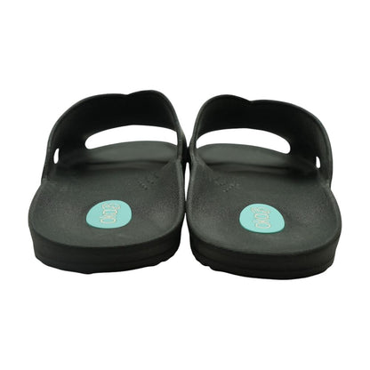 Black Casual Slide Sandals