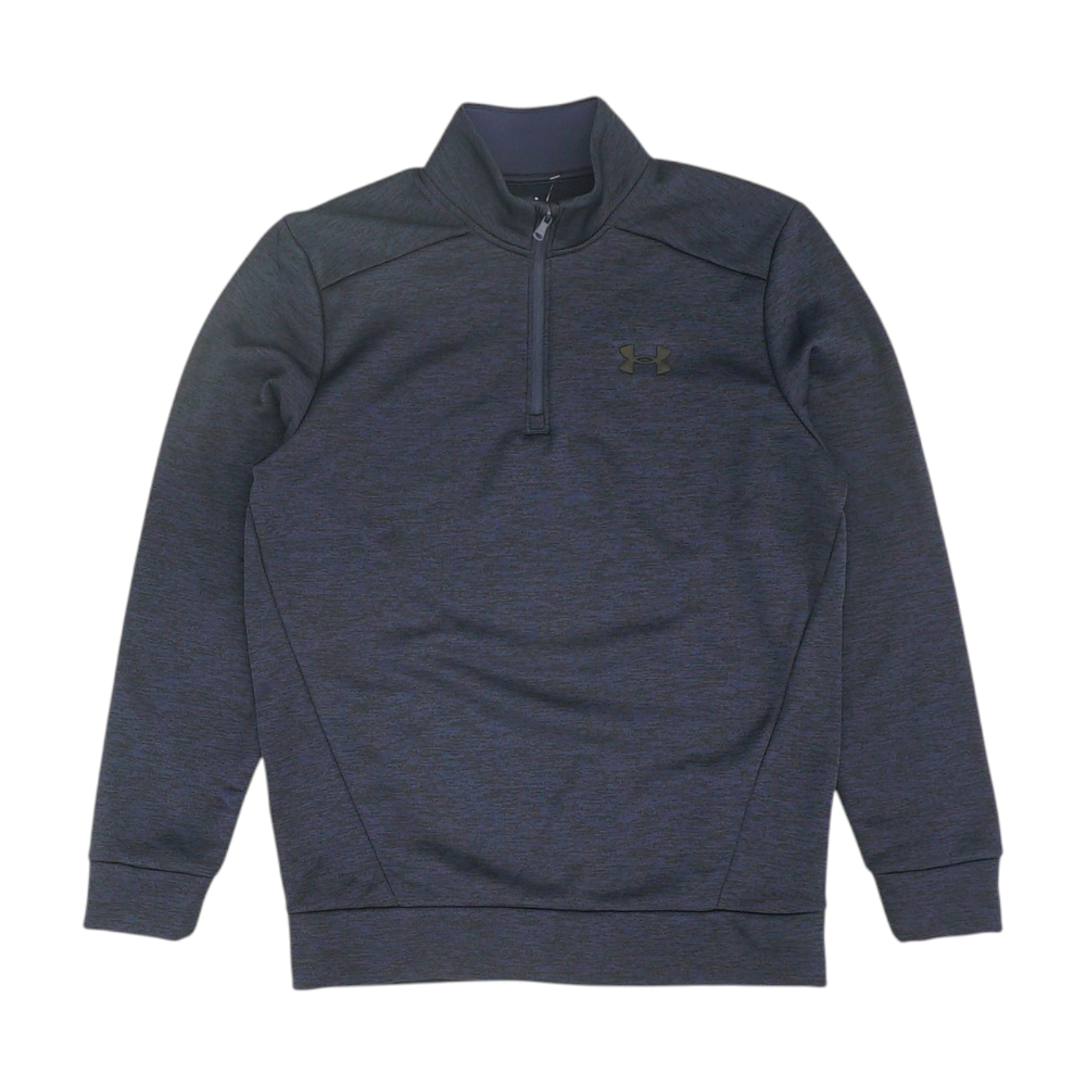 Navy Solid 1/4 Zip Pullover