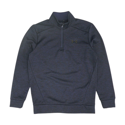 Navy Solid 1/4 Zip Pullover