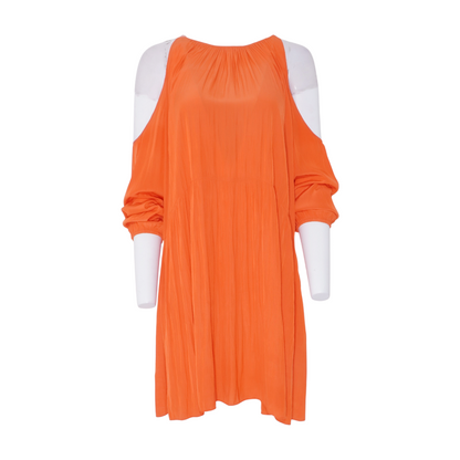 Orange Midi Dress
