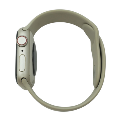 40mm Series SE 2nd Gen Starlight Smartwatch Gray Band S/M