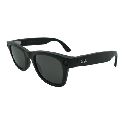 Black Wayfarer Smart Glasses