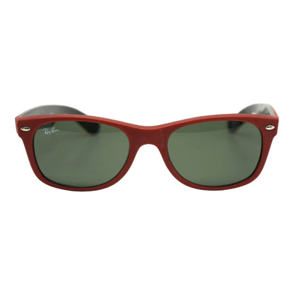 Red New Wayfarer Oval Sunglasses
