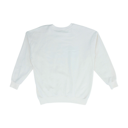 Beige Solid Sweatshirt Pullover