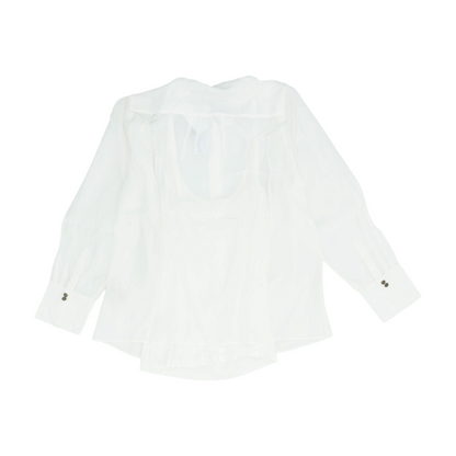 White Petite Button Down