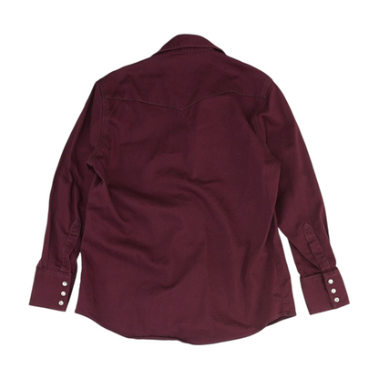 Burgundy Button Down