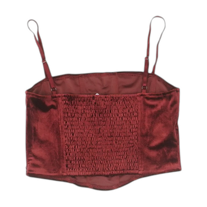 Maroon Cropped Blouse