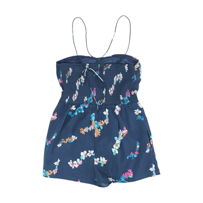 Navy Floral Romper