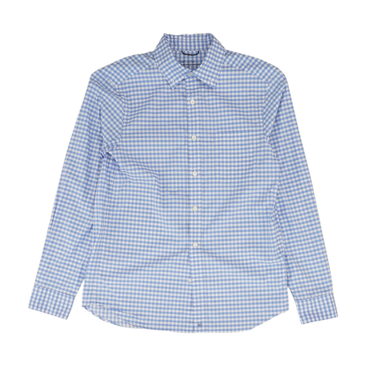 Blue Check Long Sleeve Button Down