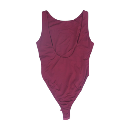 Burgundy Bodysuit Blouse